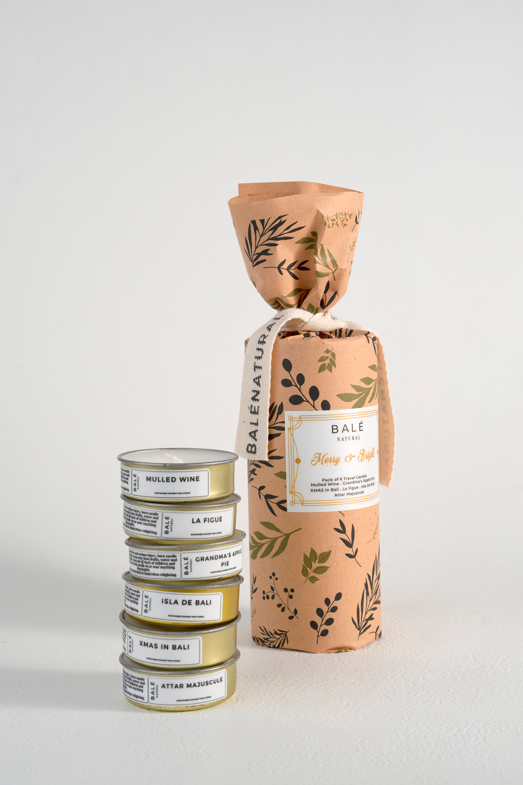 Merry Cracker Box - Assorted Travel Candle Gift Set